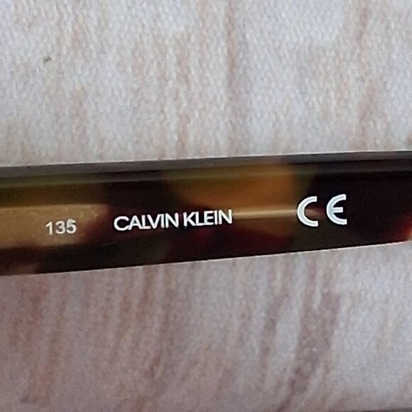 Calvin Klein tortoise shell animal metal sunglasses NEW IN CASE main image 8